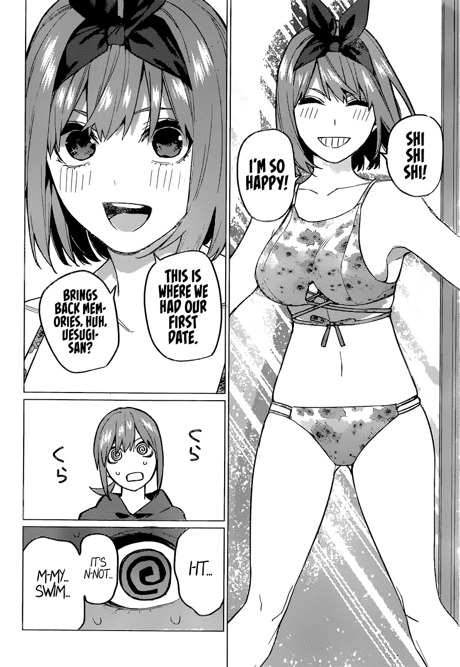 Go-Toubun no Hanayome Chapter 123 page 13 - Chapter 123: The Quintuplets Can't Share A Secret