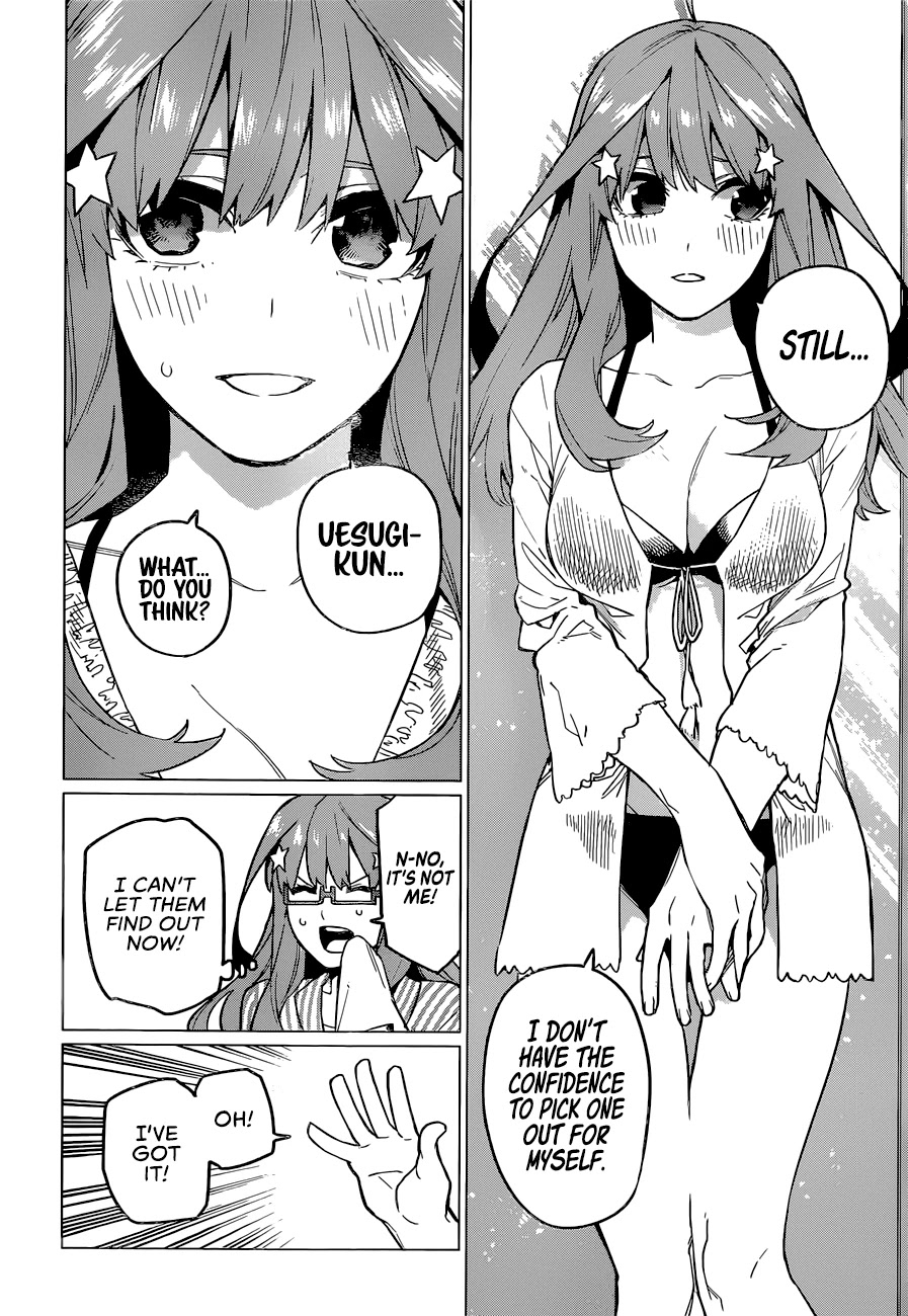 Go-Toubun no Hanayome Chapter 123 page 5 - Chapter 123: The Quintuplets Can't Share A Secret