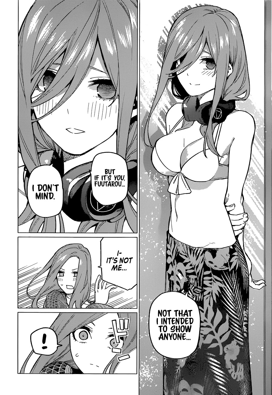 Go-Toubun no Hanayome Chapter 123 page 7 - Chapter 123: The Quintuplets Can't Share A Secret