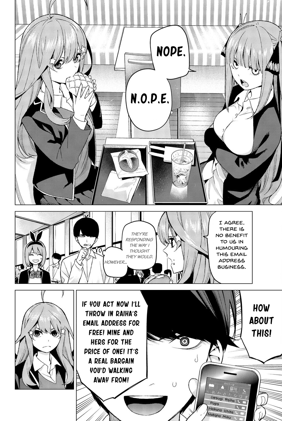 Go-Toubun no Hanayome Chapter 13 page 10 - Chapter 13: A Nice Girl Everybody Likes [HQ]