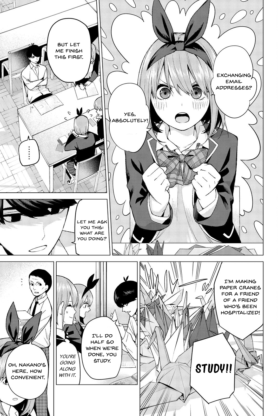 Go-Toubun no Hanayome Chapter 13 page 5 - Chapter 13: A Nice Girl Everybody Likes [HQ]