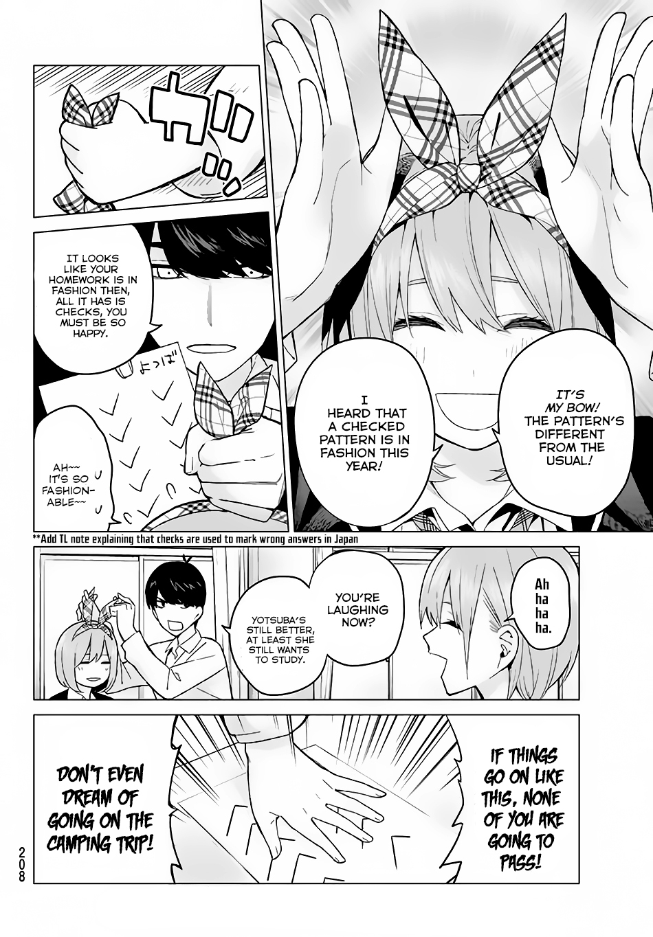 Go-Toubun no Hanayome Chapter 15 page 13 - Chapter 15: Thing Accumulated Through Time