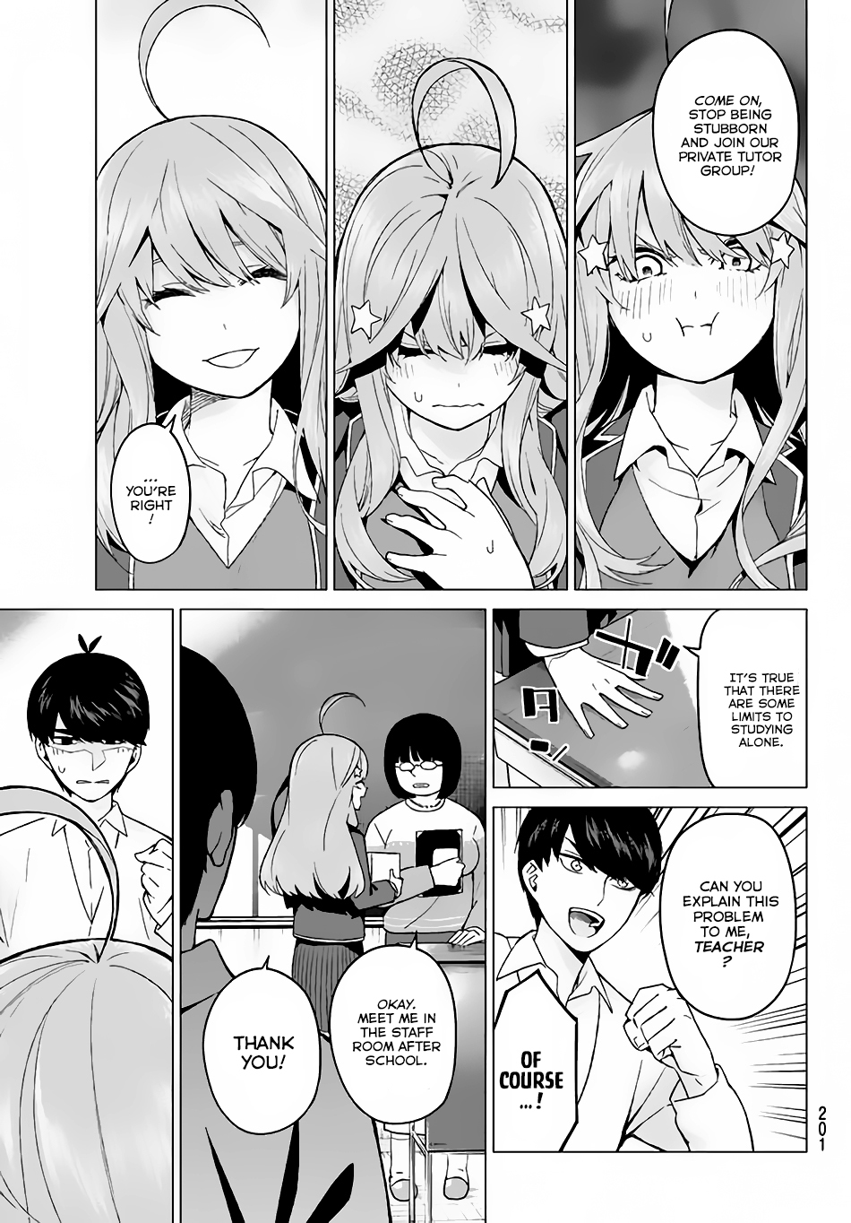 Go-Toubun no Hanayome Chapter 15 page 6 - Chapter 15: Thing Accumulated Through Time