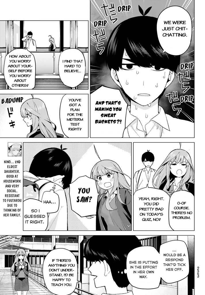 Go-Toubun no Hanayome Chapter 16 page 3 - Chapter 16: Stubbornness [HQ]