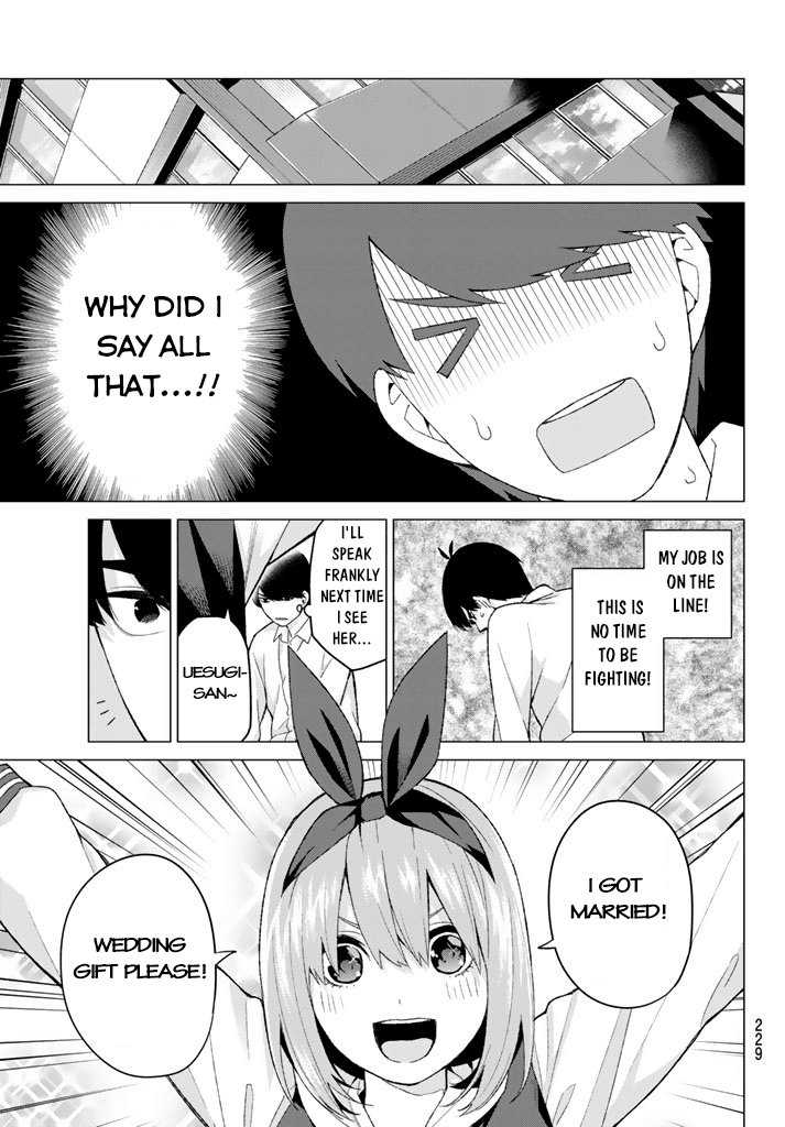Go-Toubun no Hanayome Chapter 16 page 9 - Chapter 16: Stubbornness [HQ]