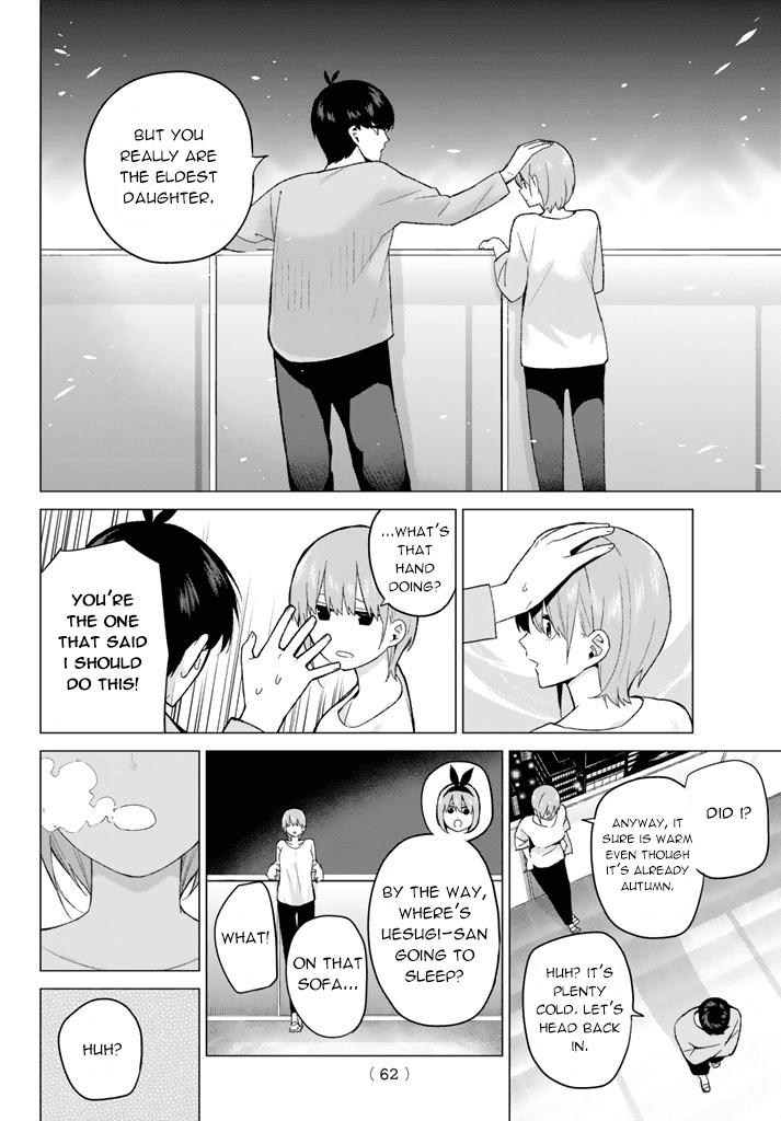 Go-Toubun no Hanayome Chapter 17 page 16 - Chapter 17: Night time study session [HQ]
