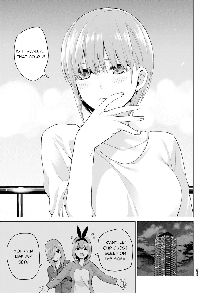 Go-Toubun no Hanayome Chapter 17 page 17 - Chapter 17: Night time study session [HQ]
