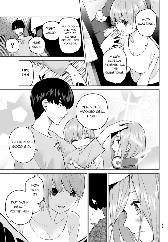Go-Toubun no Hanayome Chapter 17 page 7 - Chapter 17: Night time study session [HQ]