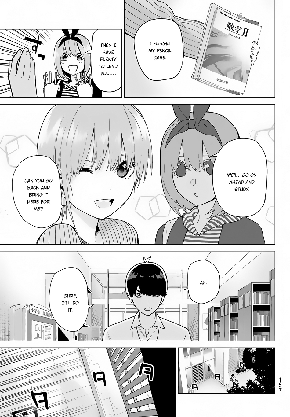 Go-Toubun no Hanayome Chapter 18 page 13 - Chapter 18: The Lie of a Liar