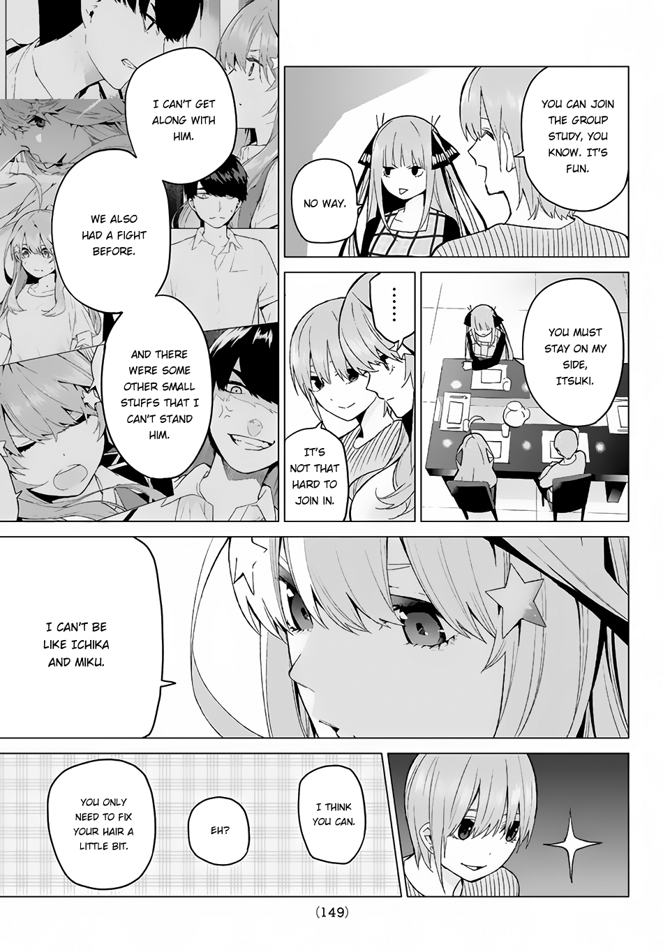 Go-Toubun no Hanayome Chapter 18 page 5 - Chapter 18: The Lie of a Liar