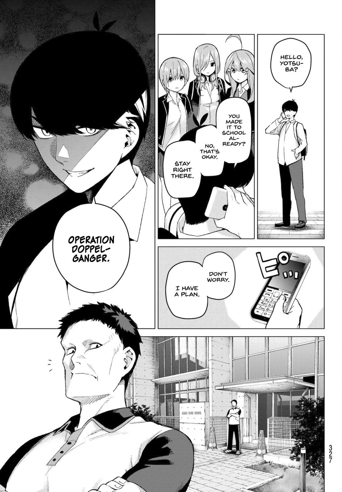Go-Toubun no Hanayome Chapter 19 page 13 - Chapter 19: The Death Road of Impatience [HQ]