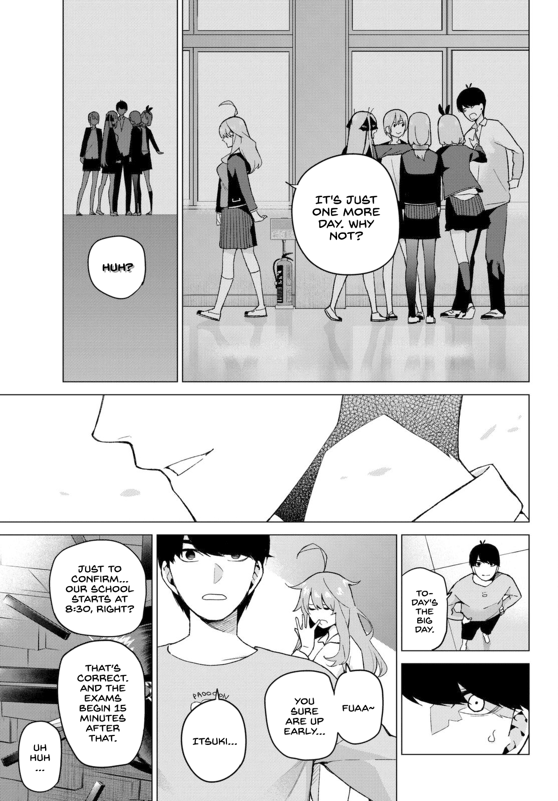 Go-Toubun no Hanayome Chapter 19 page 3 - Chapter 19: The Death Road of Impatience [HQ]