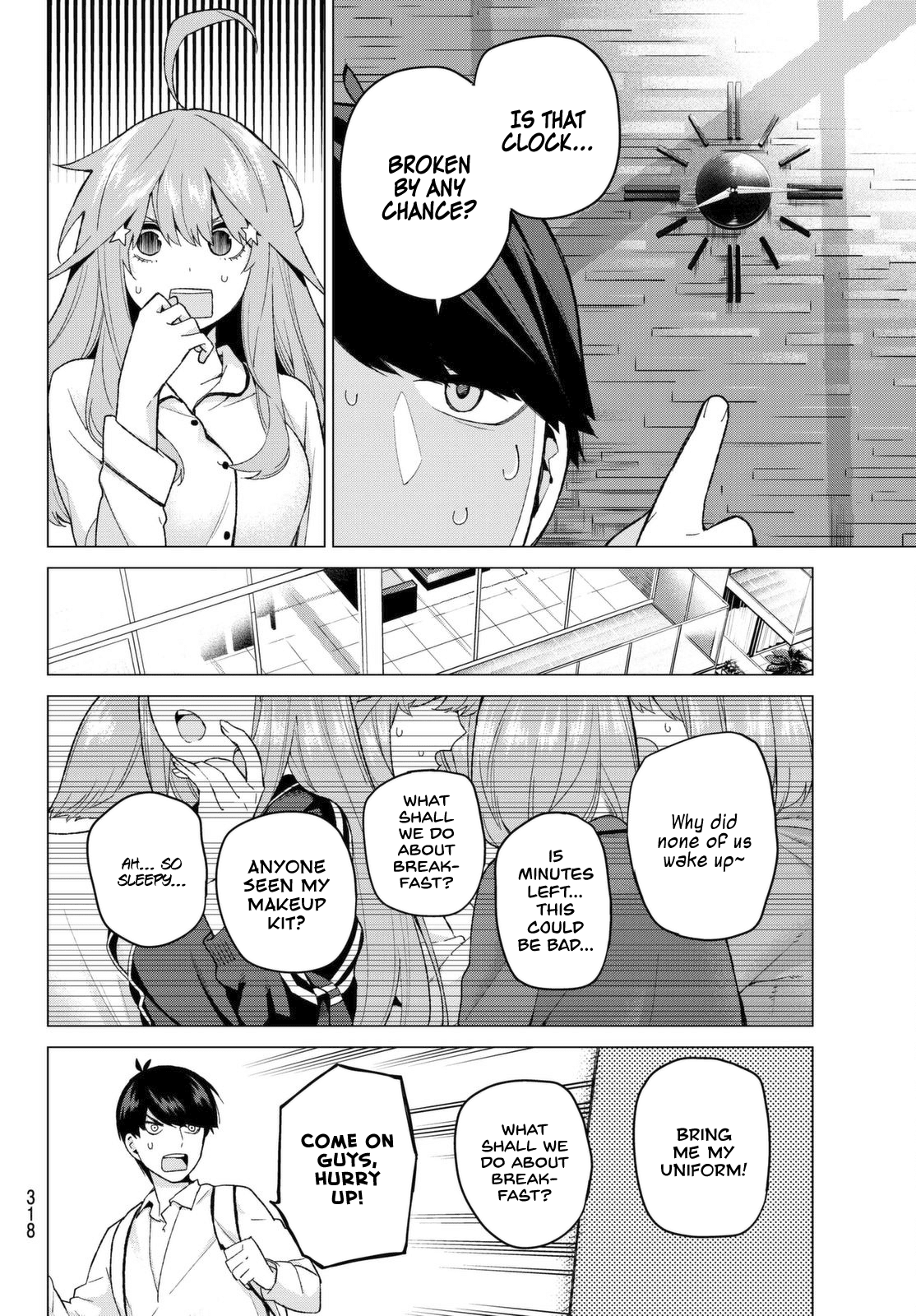 Go-Toubun no Hanayome Chapter 19 page 4 - Chapter 19: The Death Road of Impatience [HQ]