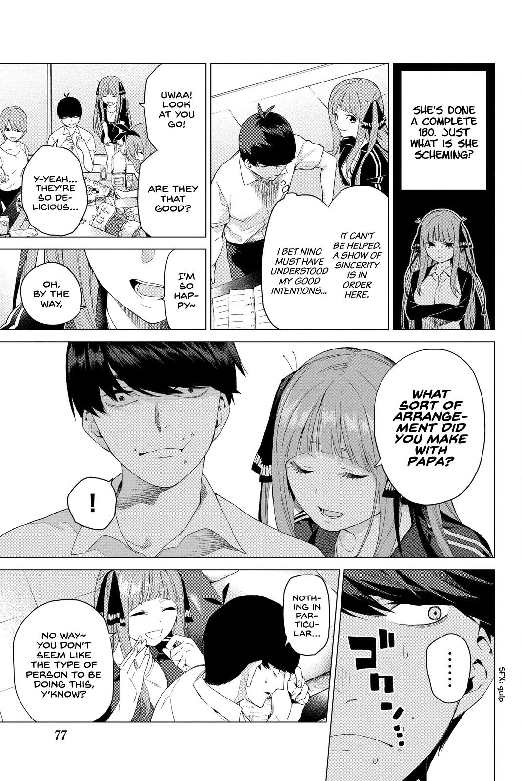 Go-Toubun no Hanayome Chapter 2 page 21 - Chapter 2: Home visit [HQ]