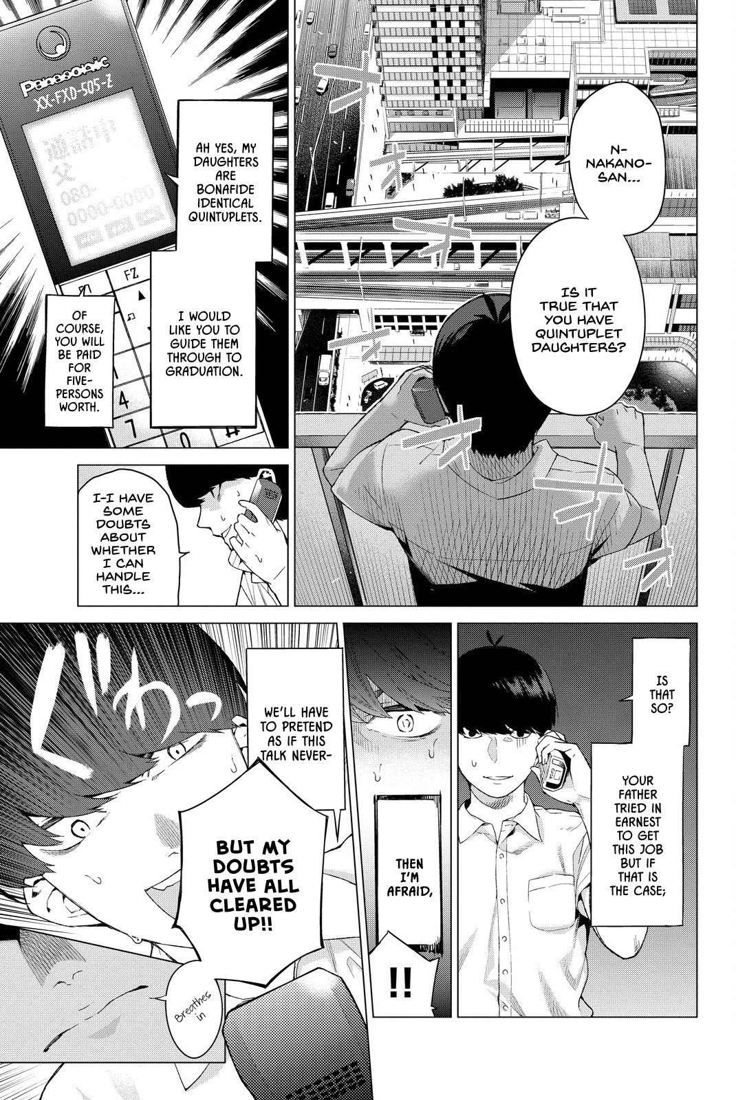 Go-Toubun no Hanayome Chapter 2 page 3 - Chapter 2: Home visit [HQ]