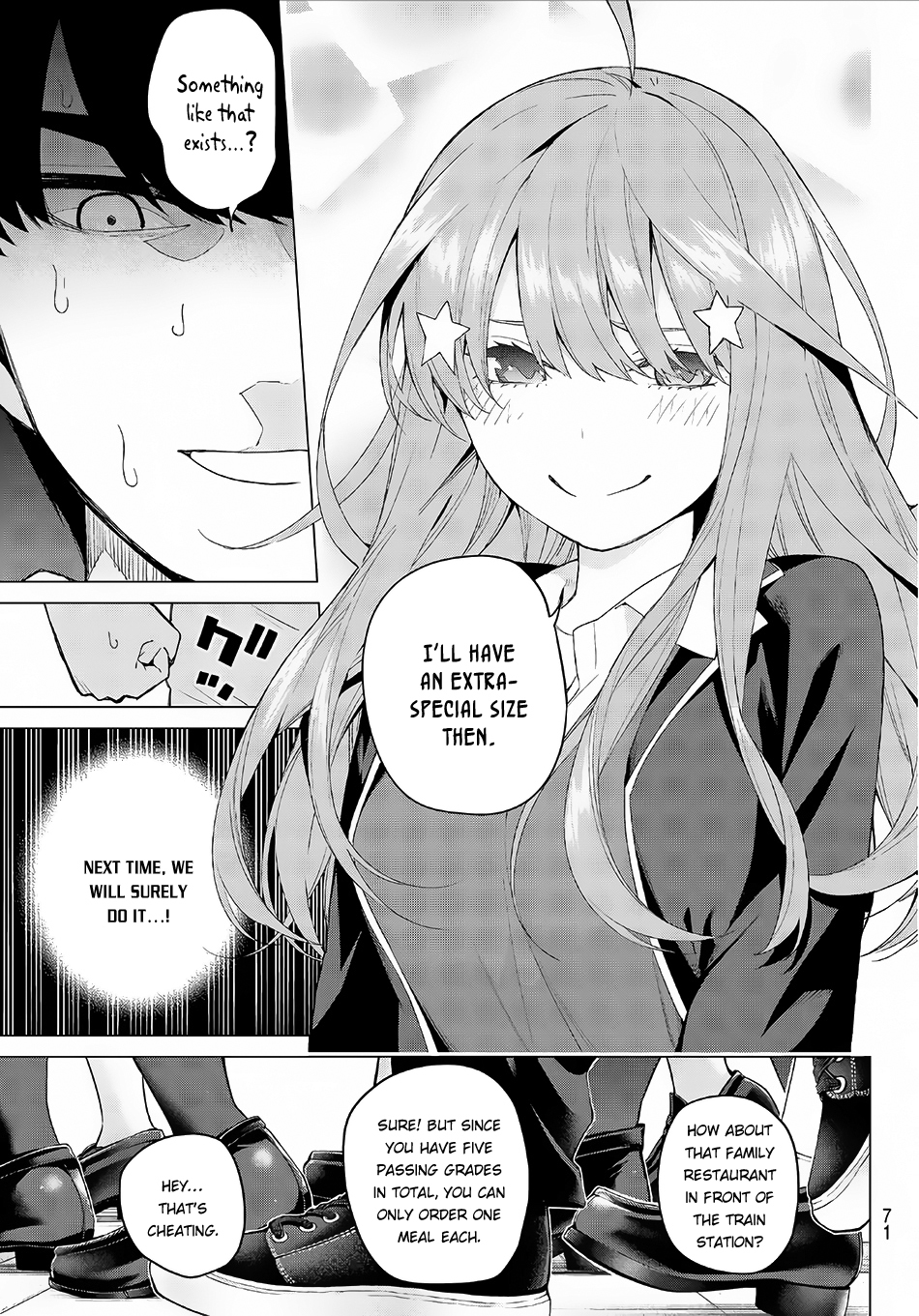 Go-Toubun no Hanayome Chapter 20 page 19 - Chapter 20: Midterm Examinations