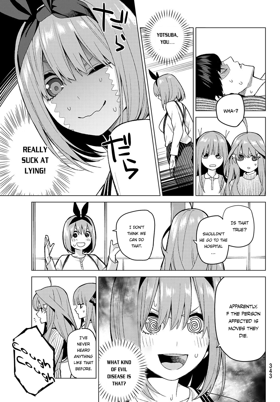 Go-Toubun no Hanayome Chapter 21 page 8 - Chapter 21: Spell