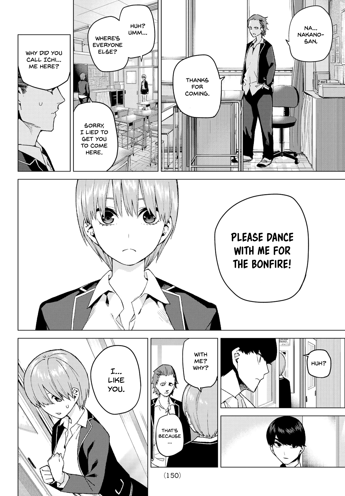 Go-Toubun no Hanayome Chapter 22 page 10 - Chapter 22: The Legend that Binds [HQ]
