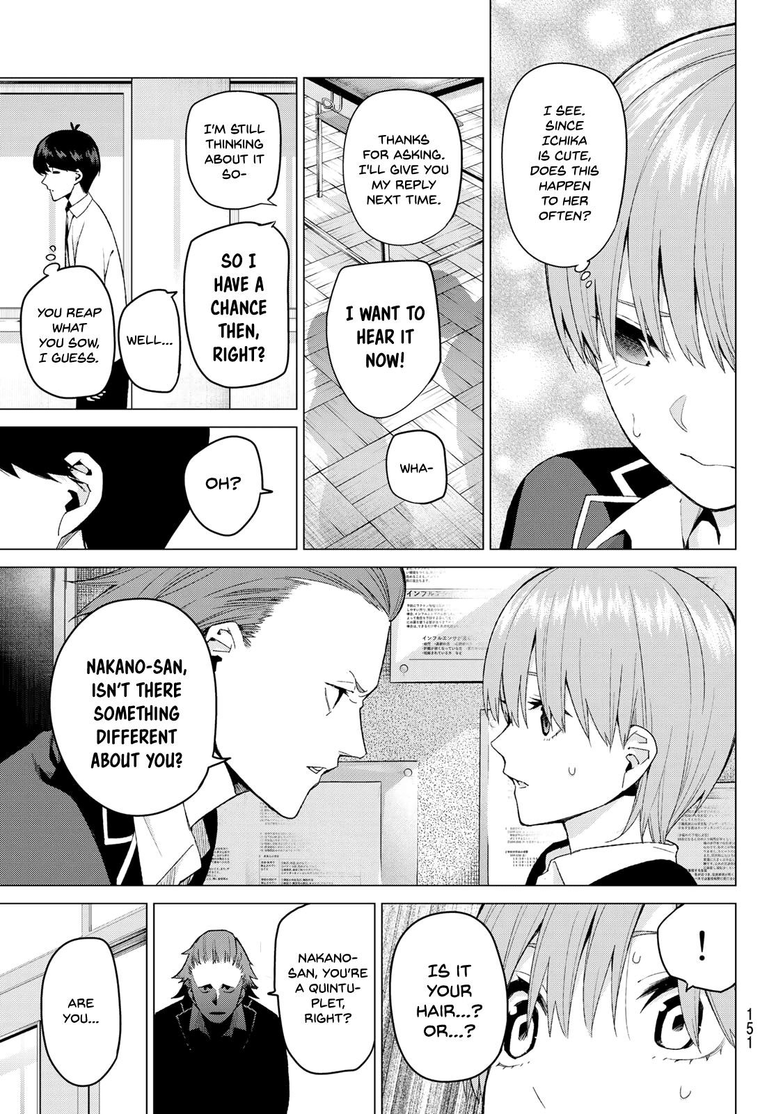Go-Toubun no Hanayome Chapter 22 page 11 - Chapter 22: The Legend that Binds [HQ]