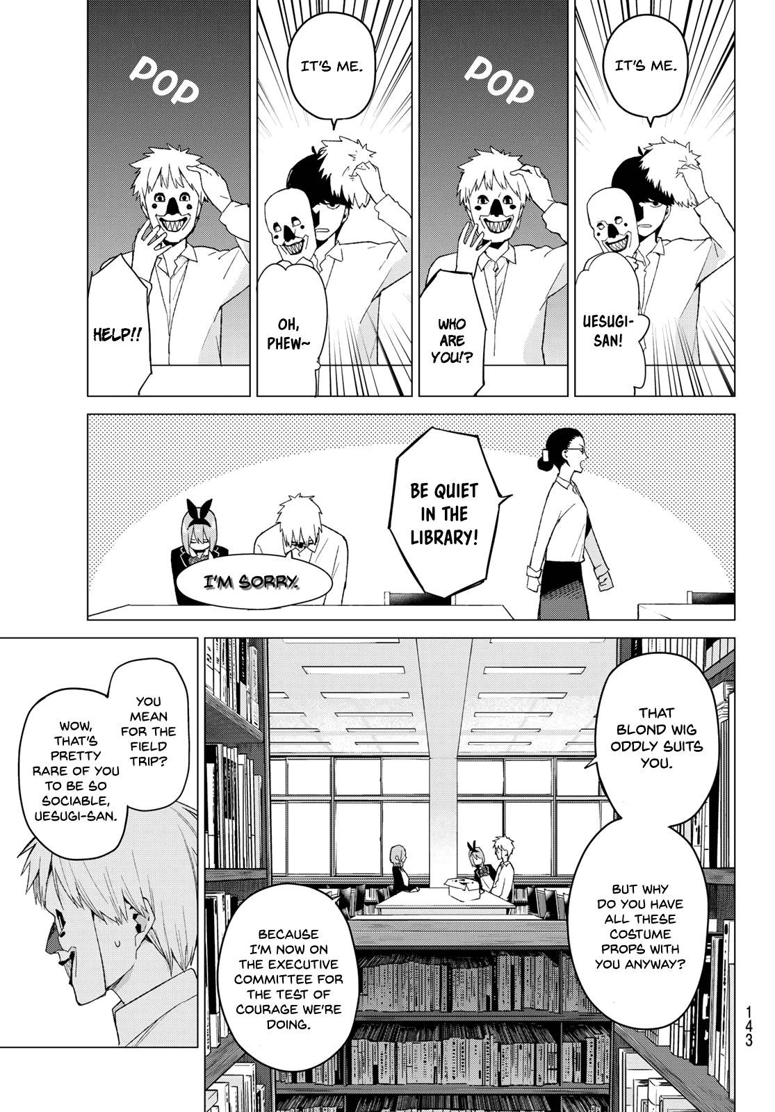 Go-Toubun no Hanayome Chapter 22 page 3 - Chapter 22: The Legend that Binds [HQ]
