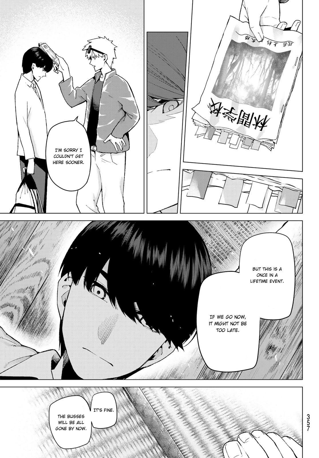 Go-Toubun no Hanayome Chapter 23 page 12 - Chapter 23: Six-person Field Trip