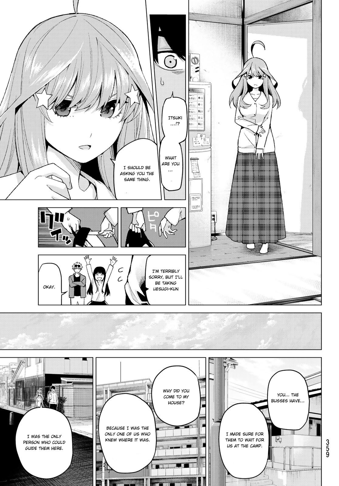 Go-Toubun no Hanayome Chapter 23 page 14 - Chapter 23: Six-person Field Trip