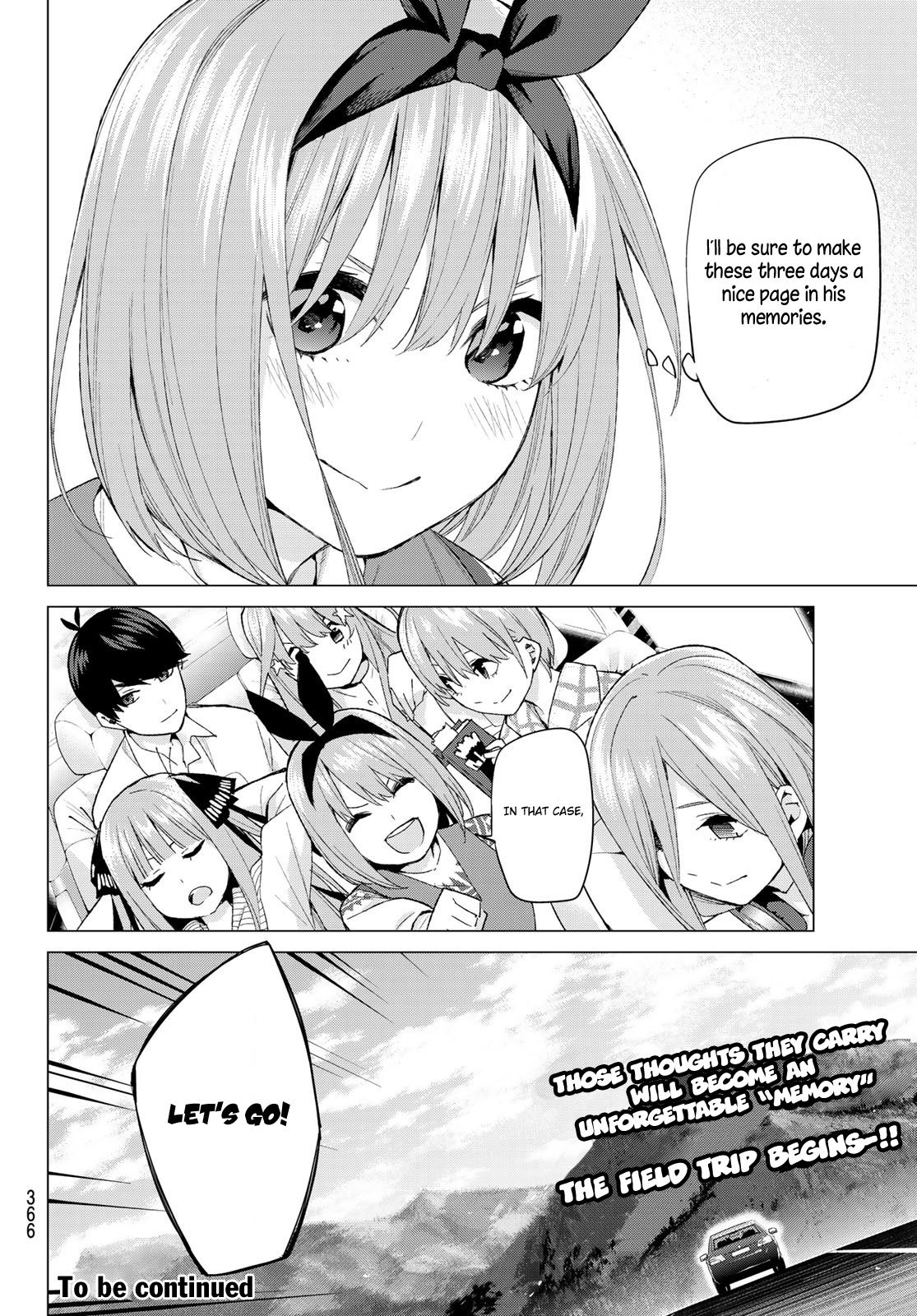 Go-Toubun no Hanayome Chapter 23 page 20 - Chapter 23: Six-person Field Trip