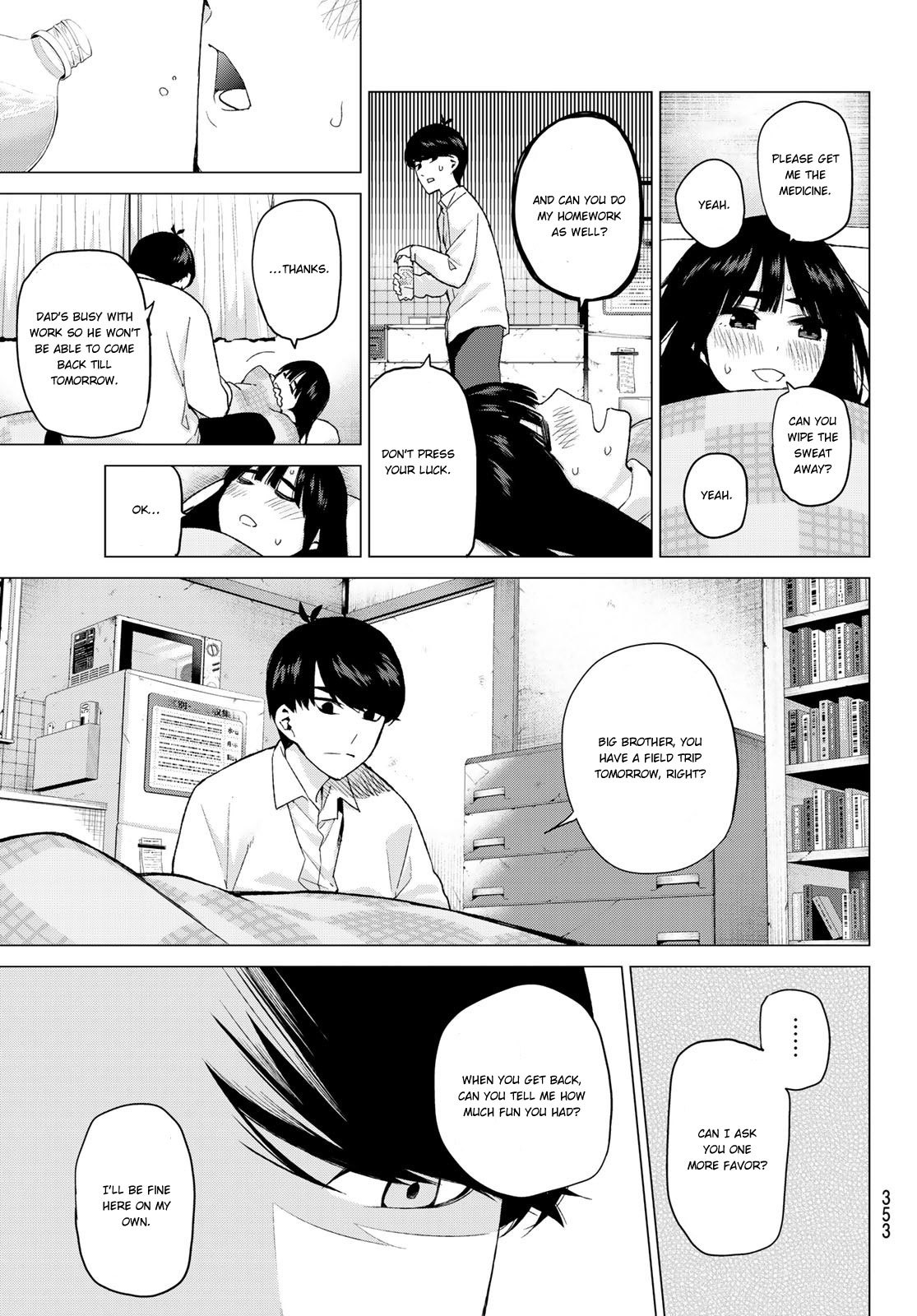 Go-Toubun no Hanayome Chapter 23 page 8 - Chapter 23: Six-person Field Trip