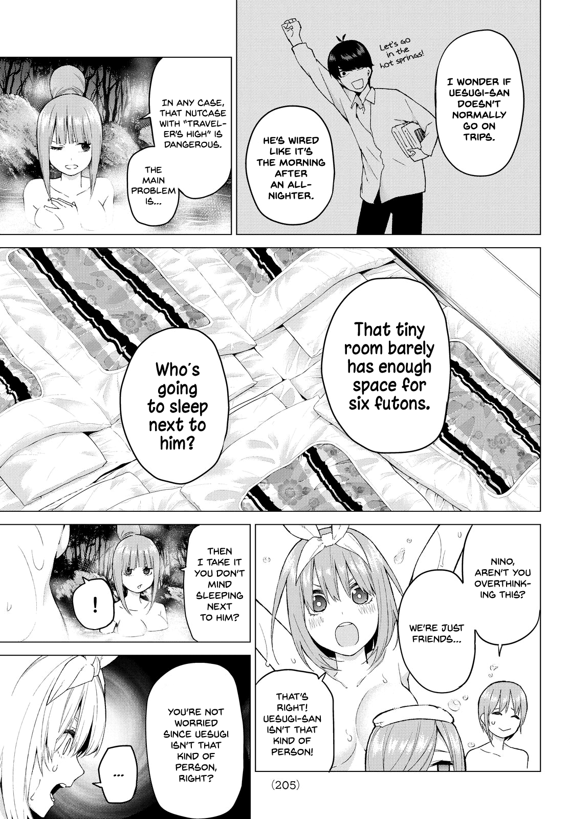 Go-Toubun no Hanayome Chapter 24 page 11 - Chapter 24: The Legend that Binds - Day One [HQ]