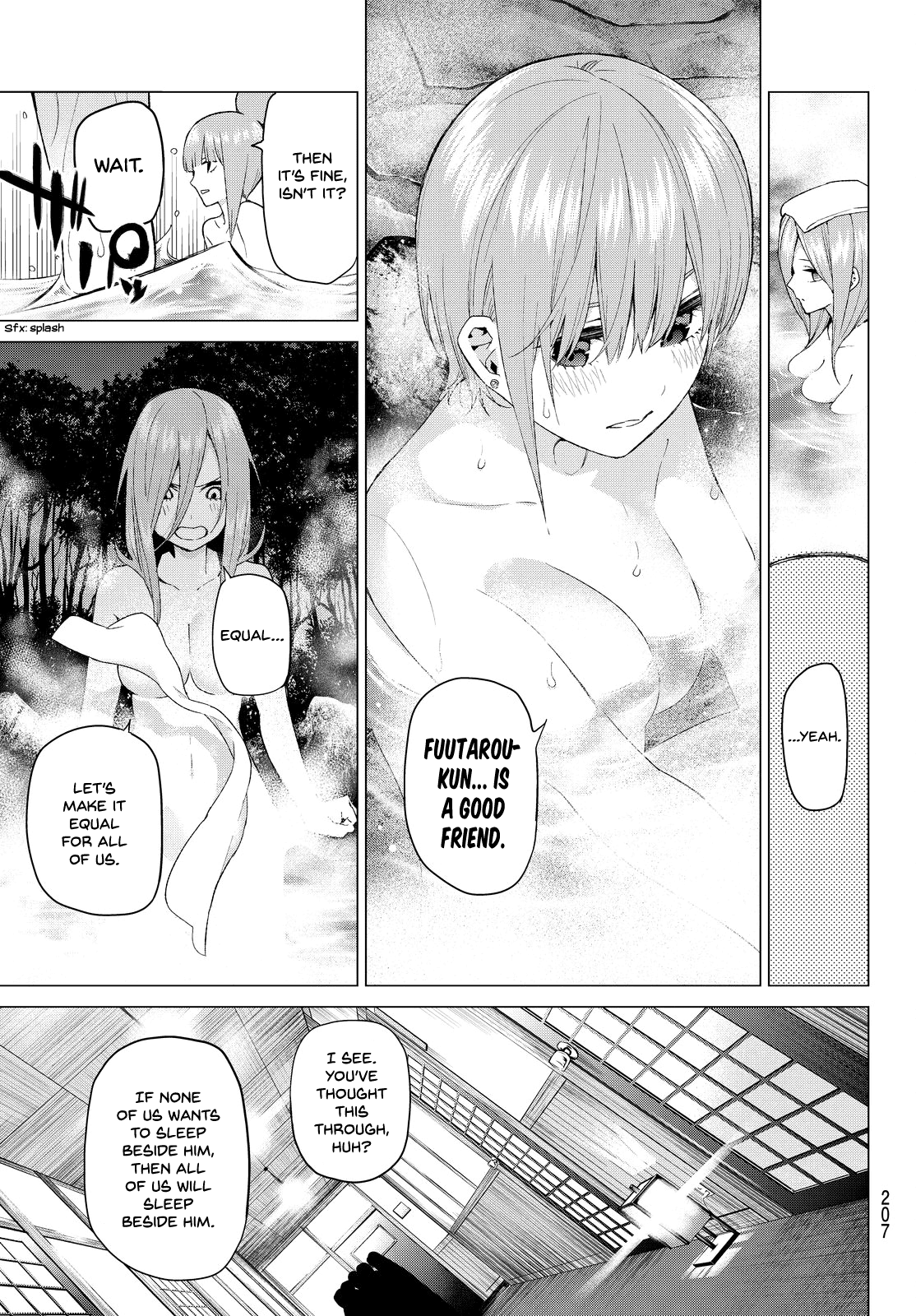 Go-Toubun no Hanayome Chapter 24 page 13 - Chapter 24: The Legend that Binds - Day One [HQ]