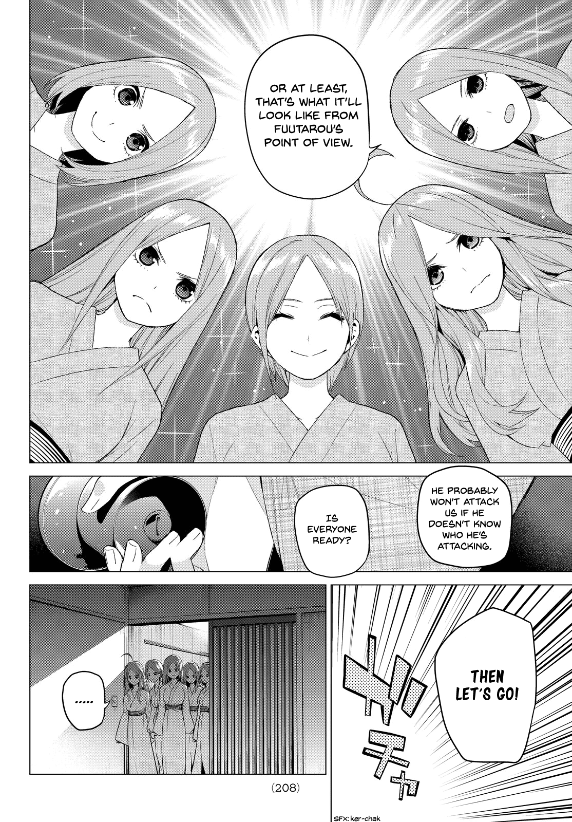 Go-Toubun no Hanayome Chapter 24 page 14 - Chapter 24: The Legend that Binds - Day One [HQ]