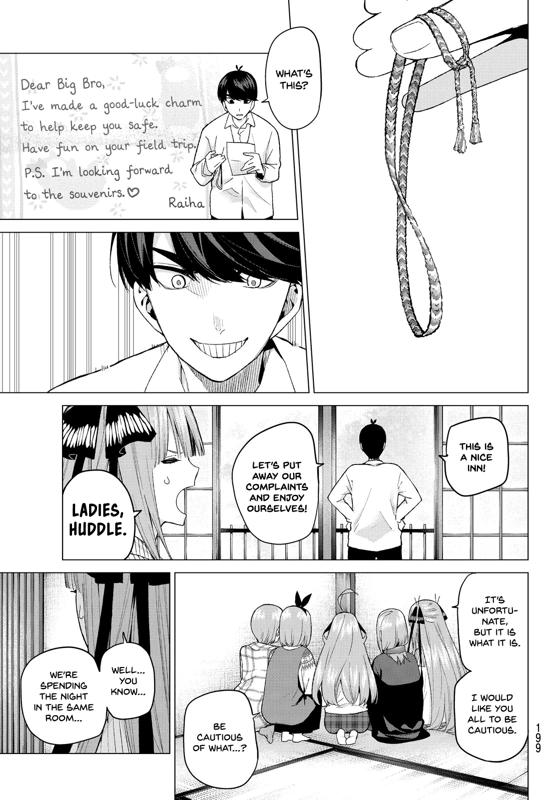 Go-Toubun no Hanayome Chapter 24 page 5 - Chapter 24: The Legend that Binds - Day One [HQ]