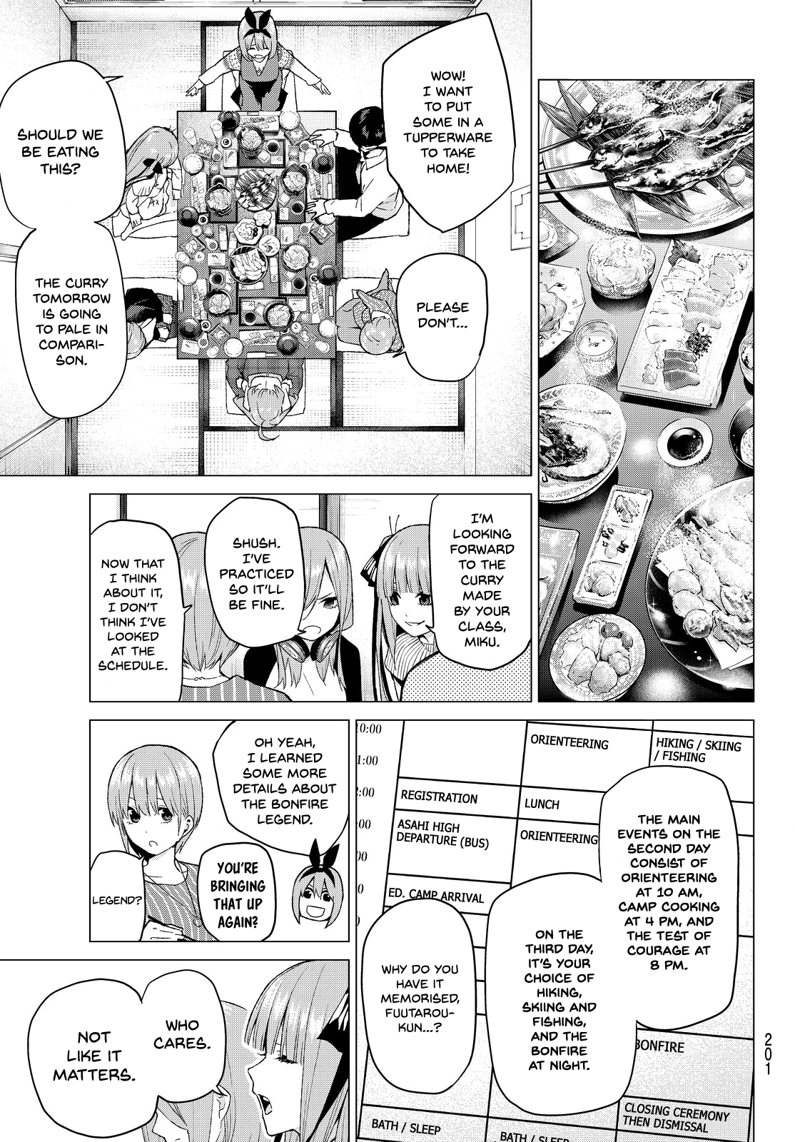 Go-Toubun no Hanayome Chapter 24 page 7 - Chapter 24: The Legend that Binds - Day One [HQ]