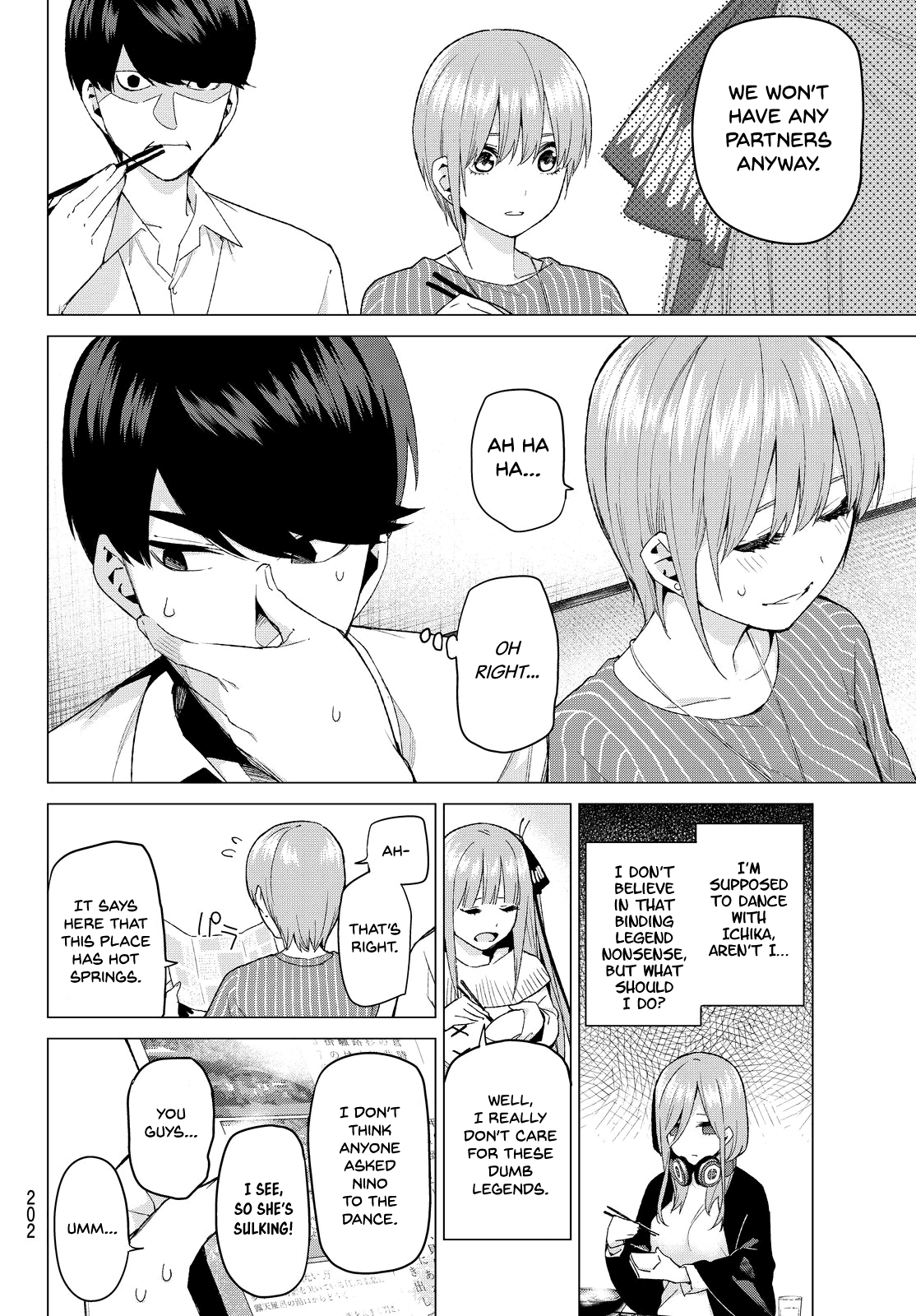 Go-Toubun no Hanayome Chapter 24 page 8 - Chapter 24: The Legend that Binds - Day One [HQ]
