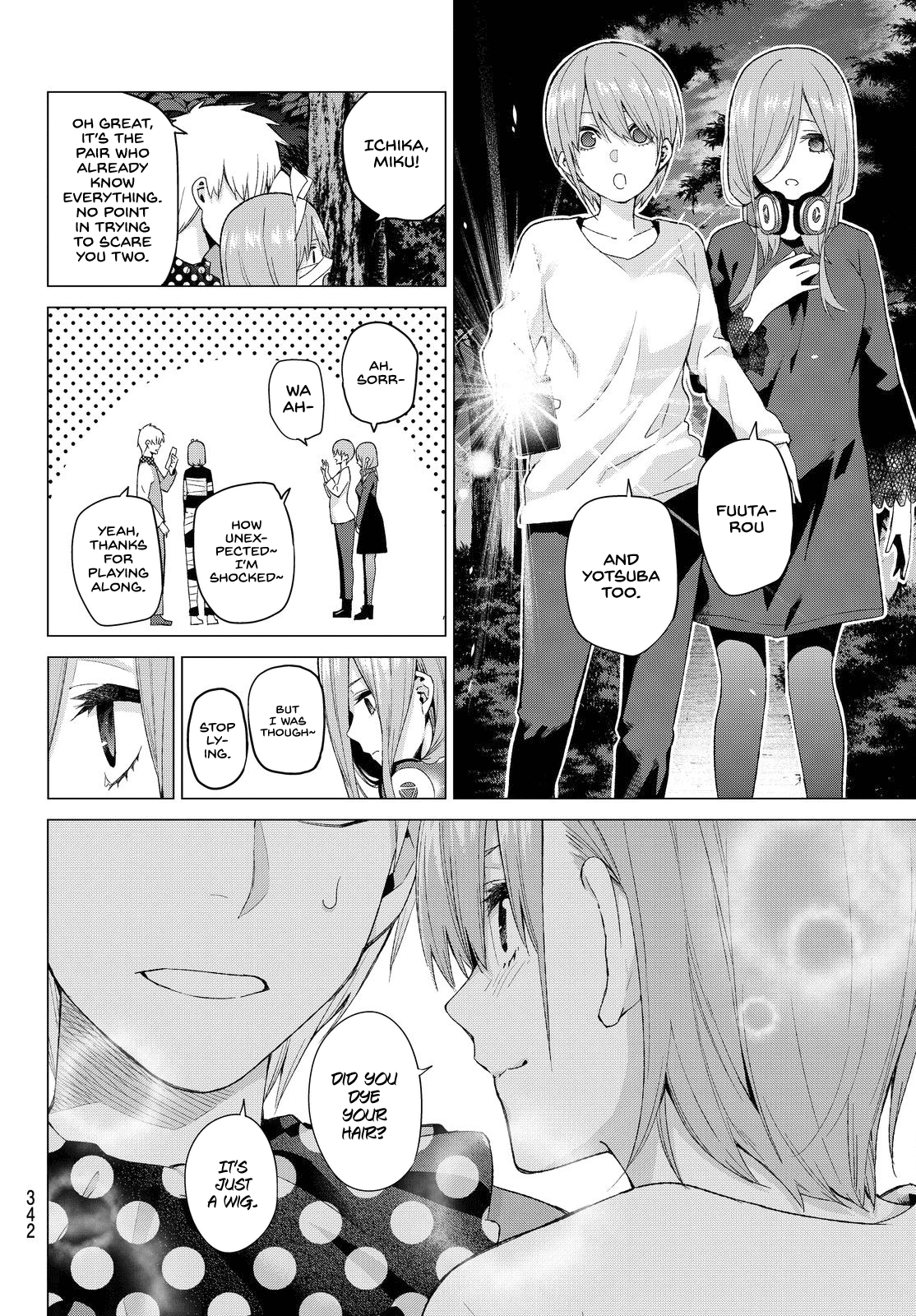 Go-Toubun no Hanayome Chapter 25 page 10 - Chapter 25: The Legend that Binds - Day Two [HQ]