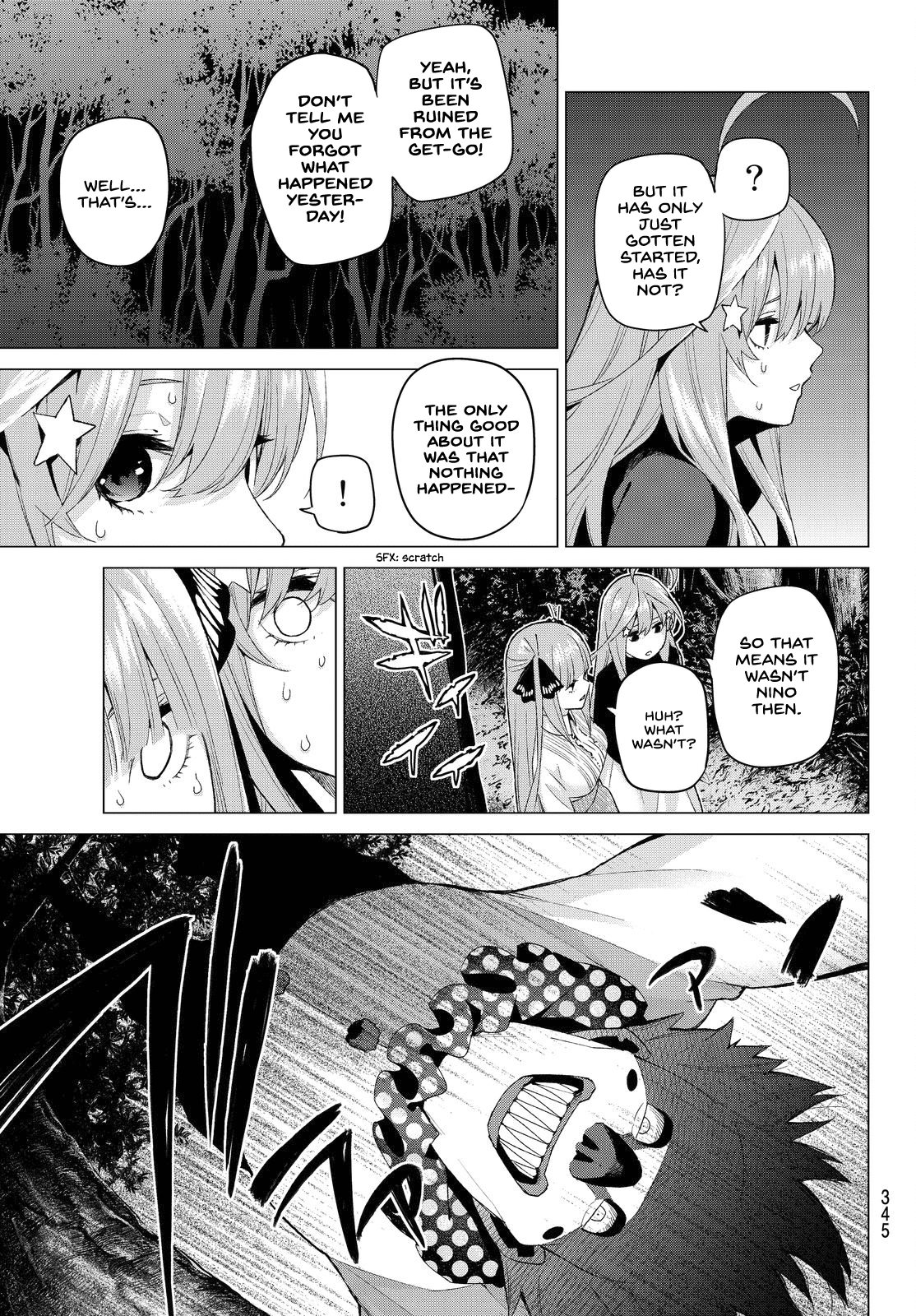 Go-Toubun no Hanayome Chapter 25 page 13 - Chapter 25: The Legend that Binds - Day Two [HQ]