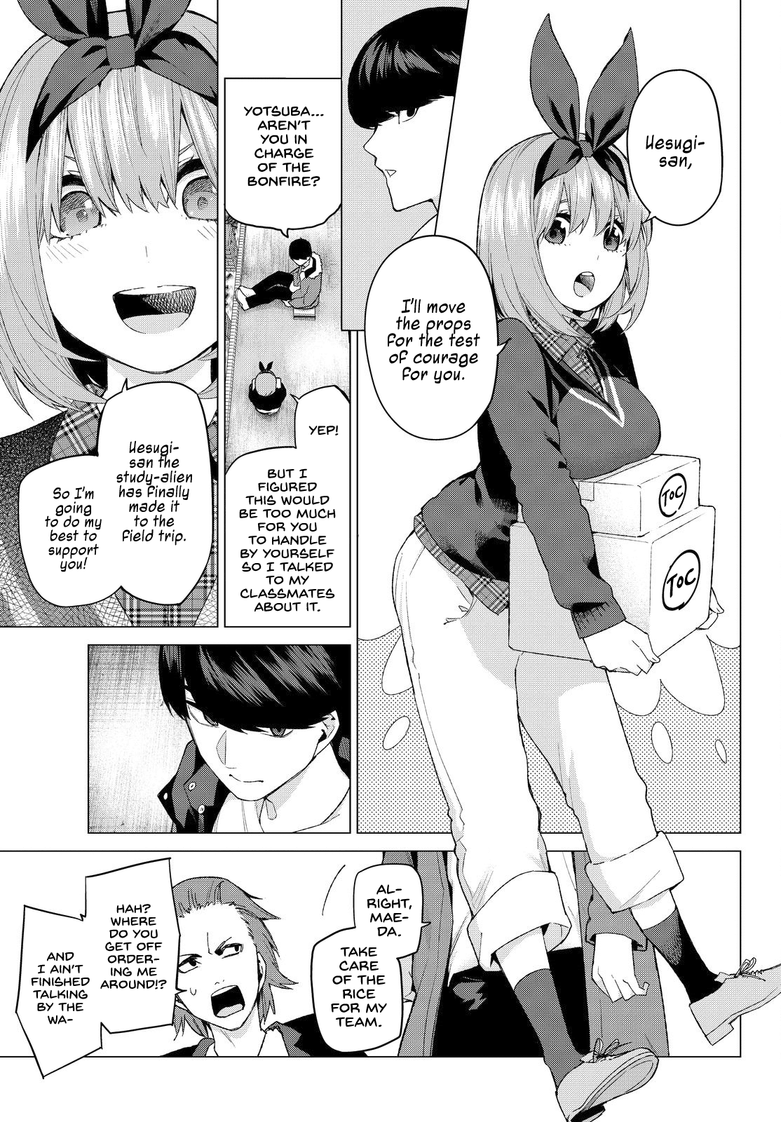 Go-Toubun no Hanayome Chapter 25 page 7 - Chapter 25: The Legend that Binds - Day Two [HQ]