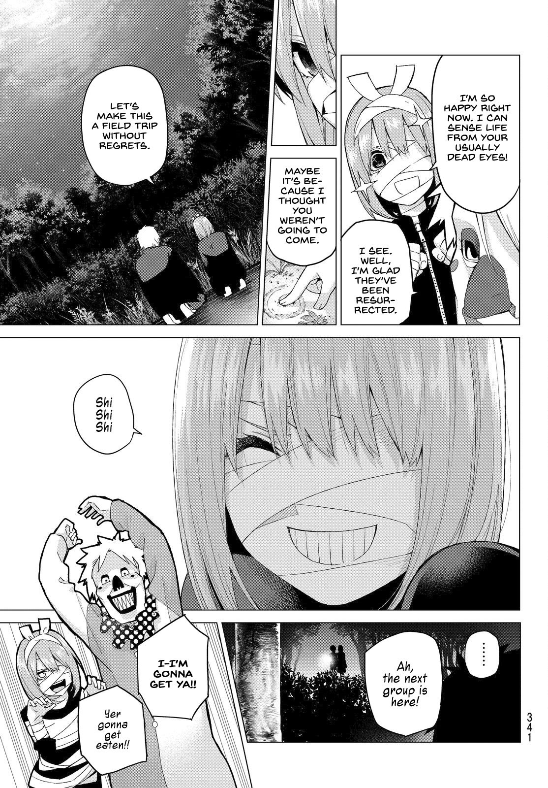 Go-Toubun no Hanayome Chapter 25 page 9 - Chapter 25: The Legend that Binds - Day Two [HQ]