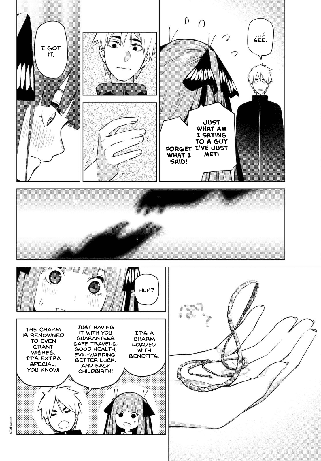Go-Toubun no Hanayome Chapter 26 page 14 - Chapter 26: The Legend that Binds - Day Two ② [HQ]