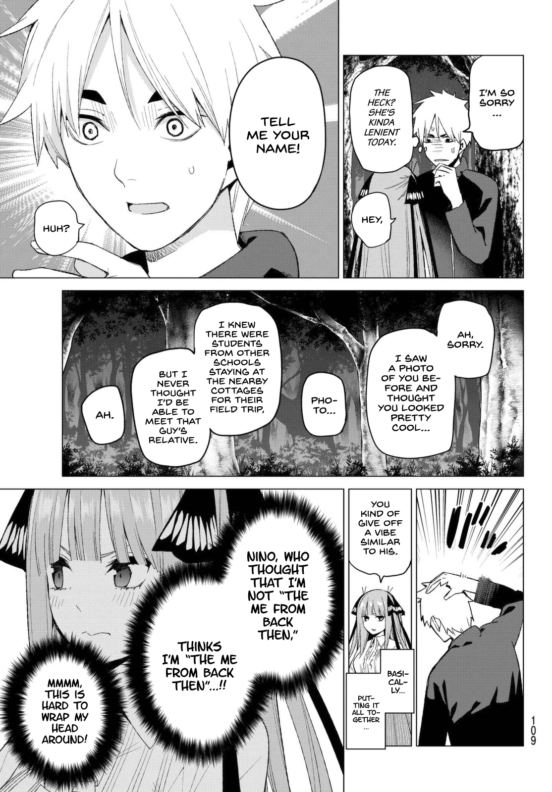 Go-Toubun no Hanayome Chapter 26 page 3 - Chapter 26: The Legend that Binds - Day Two ② [HQ]