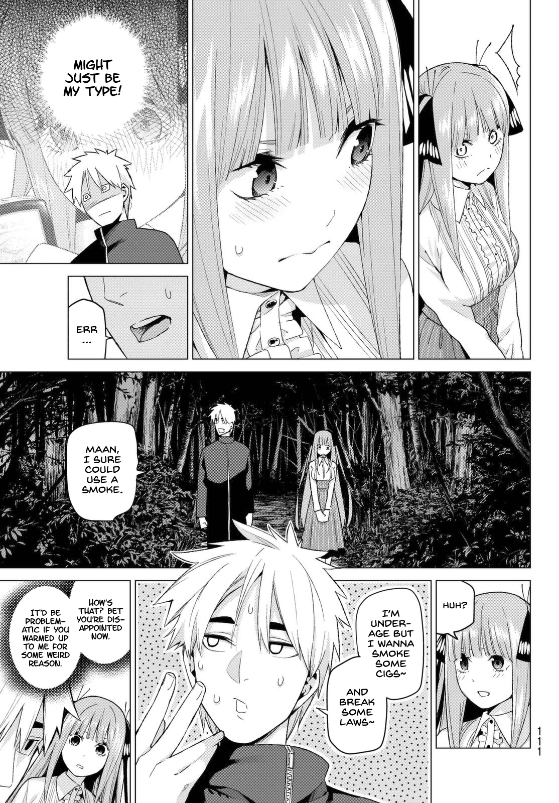 Go-Toubun no Hanayome Chapter 26 page 5 - Chapter 26: The Legend that Binds - Day Two ② [HQ]