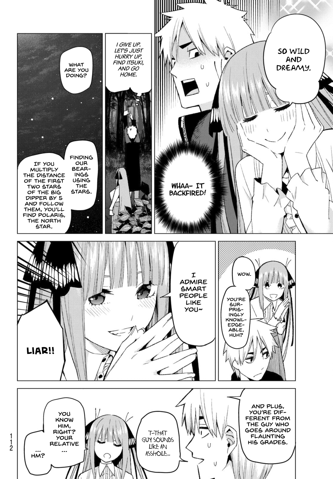 Go-Toubun no Hanayome Chapter 26 page 6 - Chapter 26: The Legend that Binds - Day Two ② [HQ]