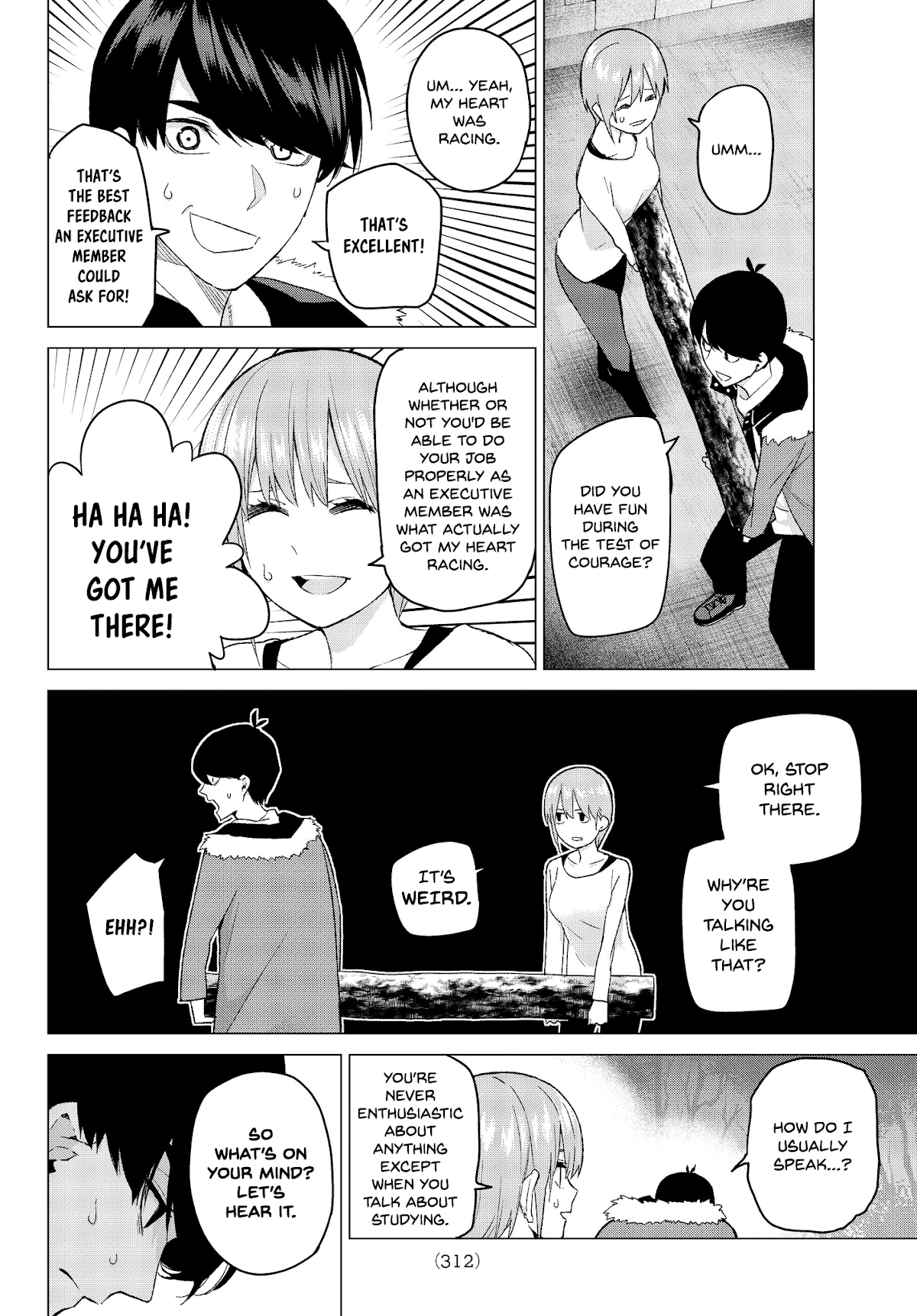 Go-Toubun no Hanayome Chapter 27 page 10 - Chapter 27: The Legend that Binds - Day Two ③ [HQ]