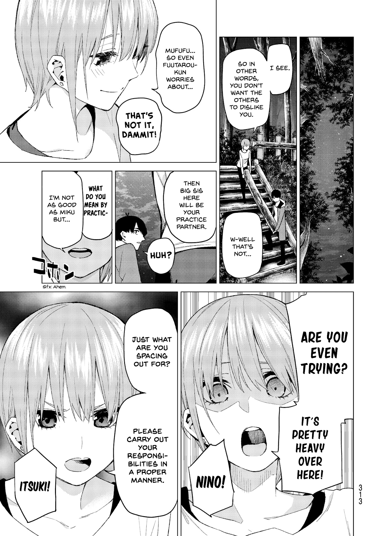 Go-Toubun no Hanayome Chapter 27 page 11 - Chapter 27: The Legend that Binds - Day Two ③ [HQ]