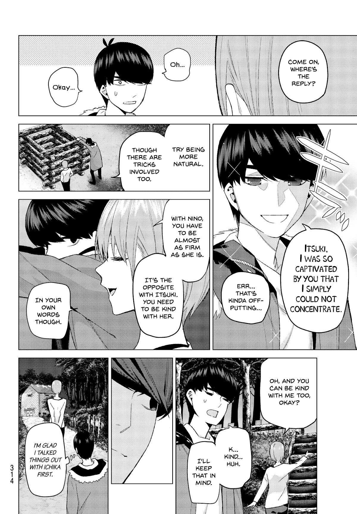 Go-Toubun no Hanayome Chapter 27 page 12 - Chapter 27: The Legend that Binds - Day Two ③ [HQ]