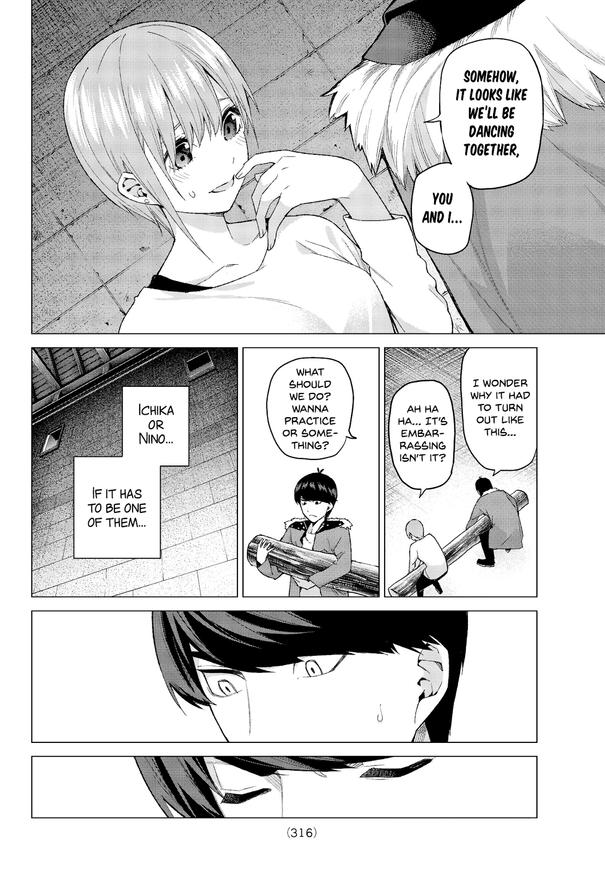 Go-Toubun no Hanayome Chapter 27 page 14 - Chapter 27: The Legend that Binds - Day Two ③ [HQ]