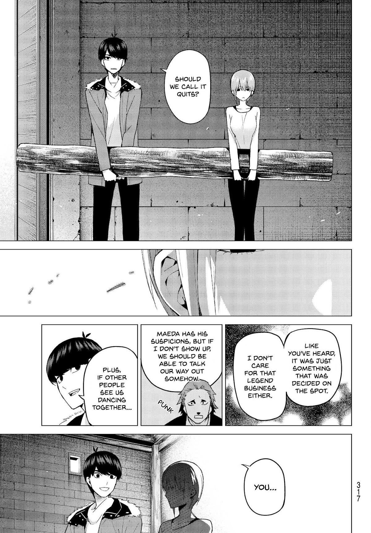Go-Toubun no Hanayome Chapter 27 page 15 - Chapter 27: The Legend that Binds - Day Two ③ [HQ]