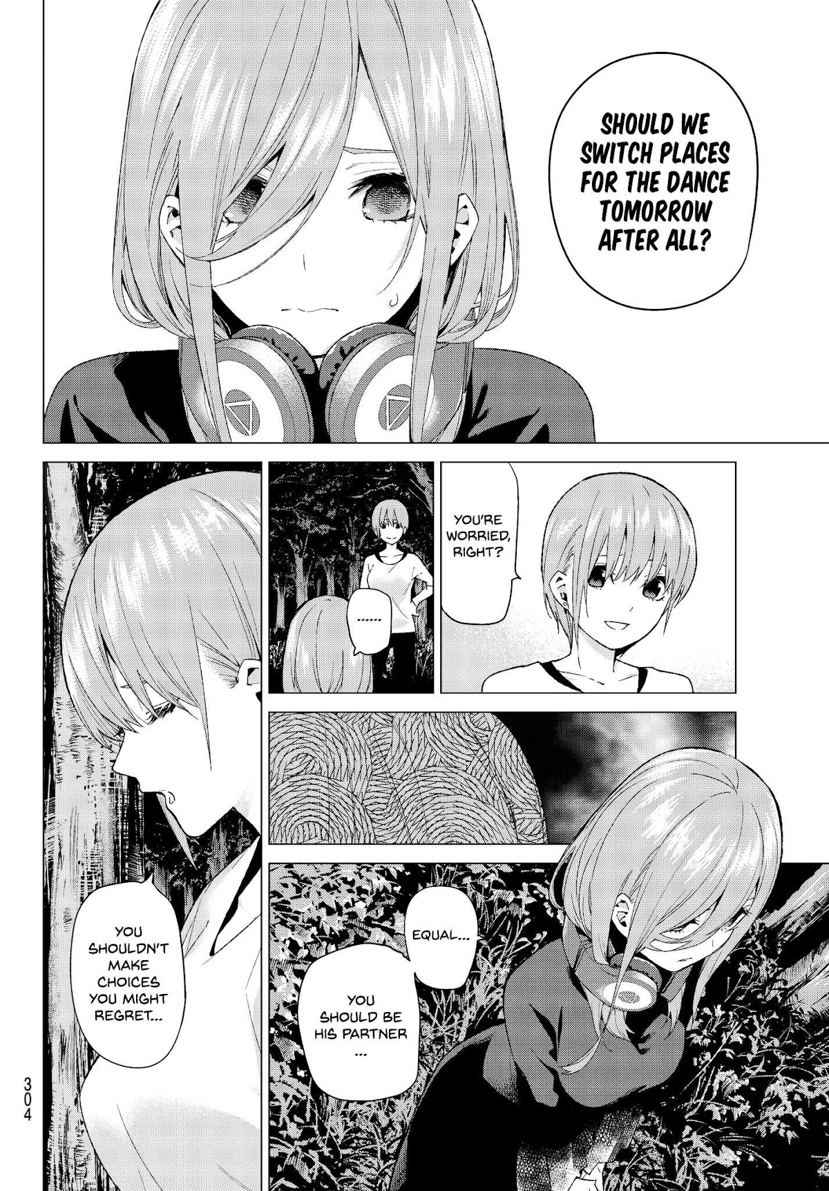 Go-Toubun no Hanayome Chapter 27 page 2 - Chapter 27: The Legend that Binds - Day Two ③ [HQ]