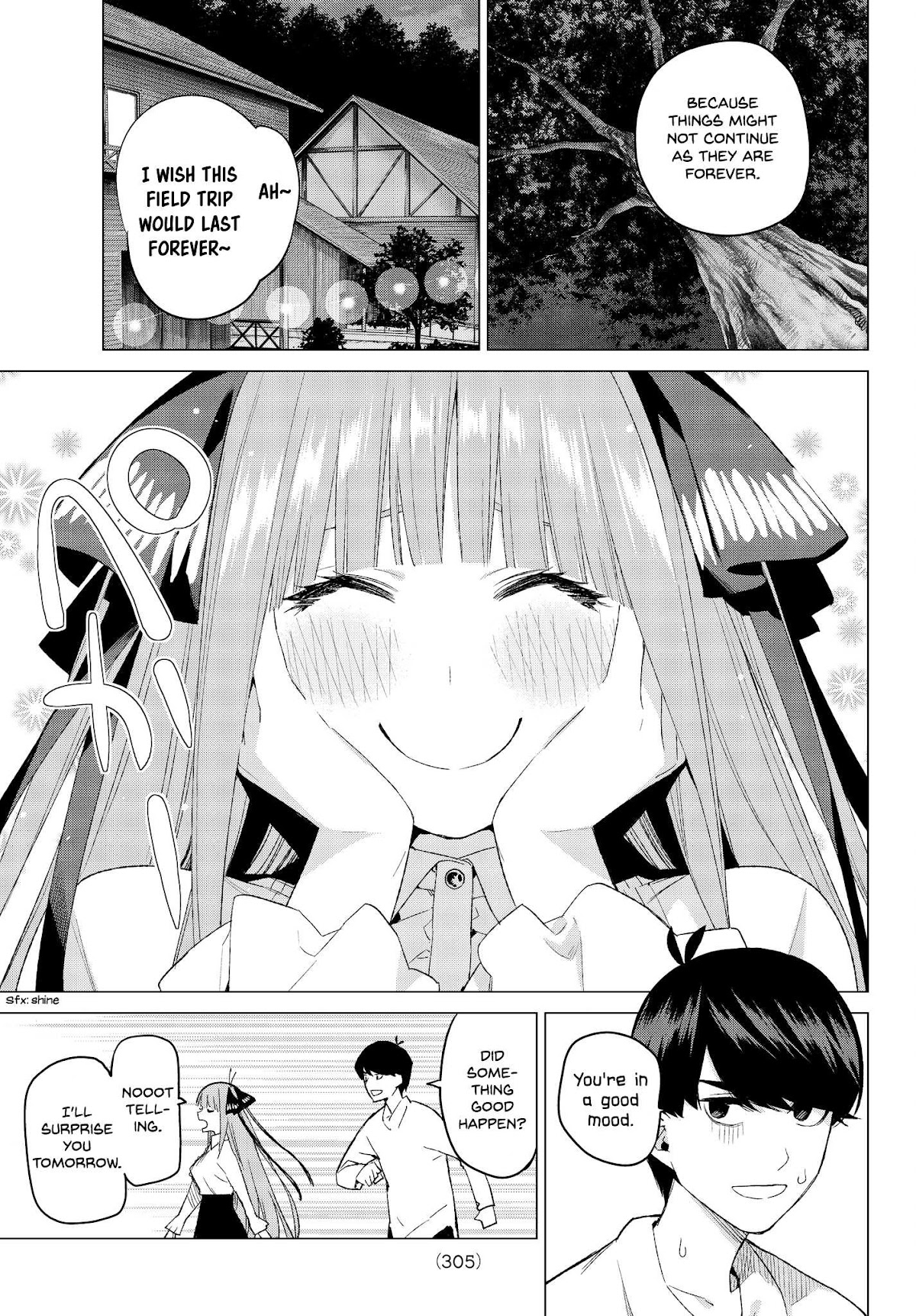 Go-Toubun no Hanayome Chapter 27 page 3 - Chapter 27: The Legend that Binds - Day Two ③ [HQ]