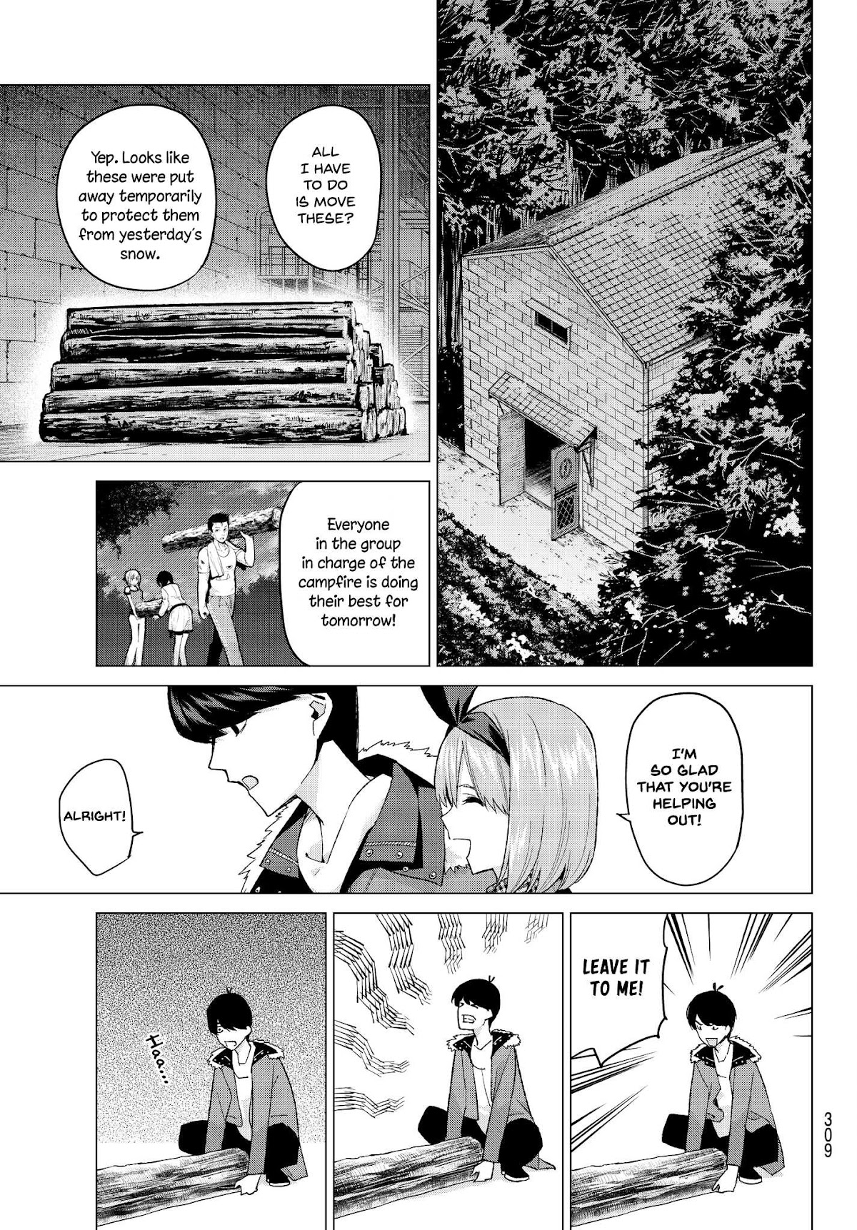 Go-Toubun no Hanayome Chapter 27 page 7 - Chapter 27: The Legend that Binds - Day Two ③ [HQ]